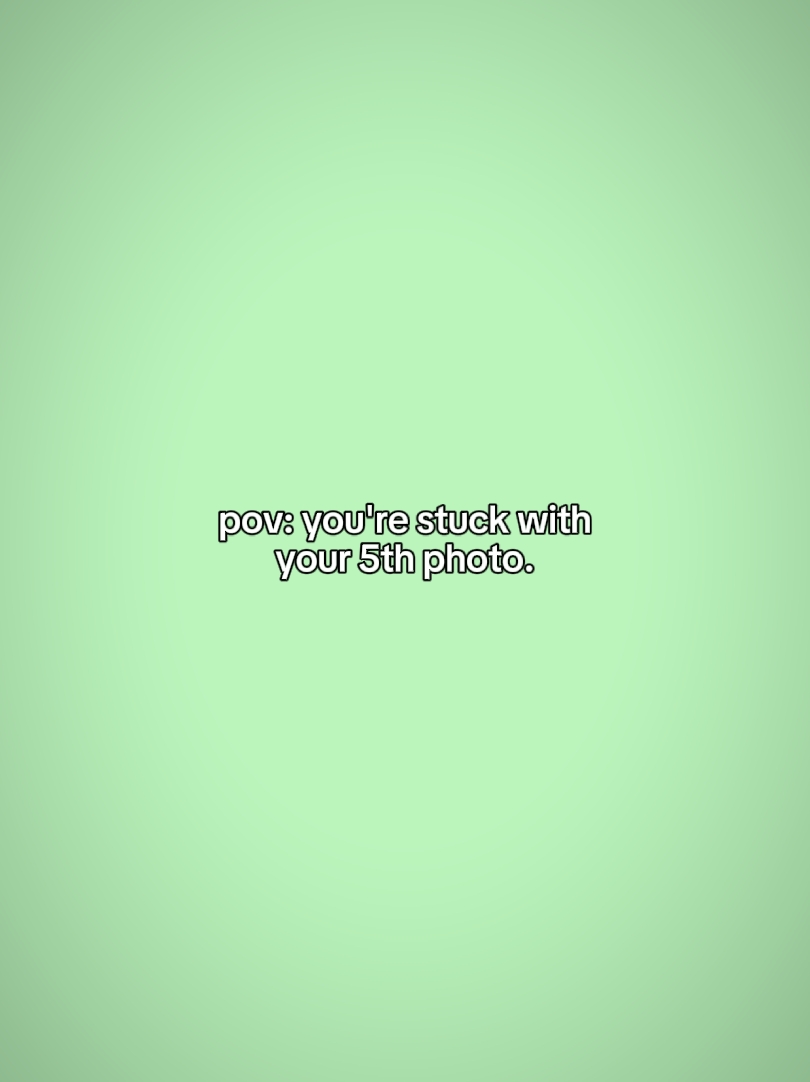 you're stuck with