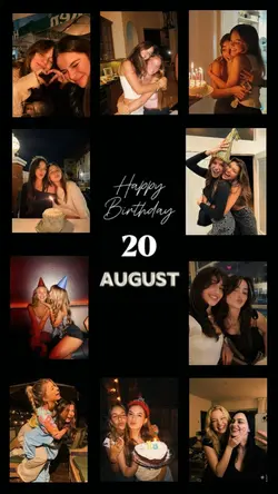 BIRTHDAY 20 AUGUST
