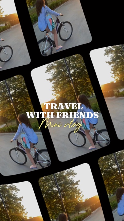 Amigos de viaje con 