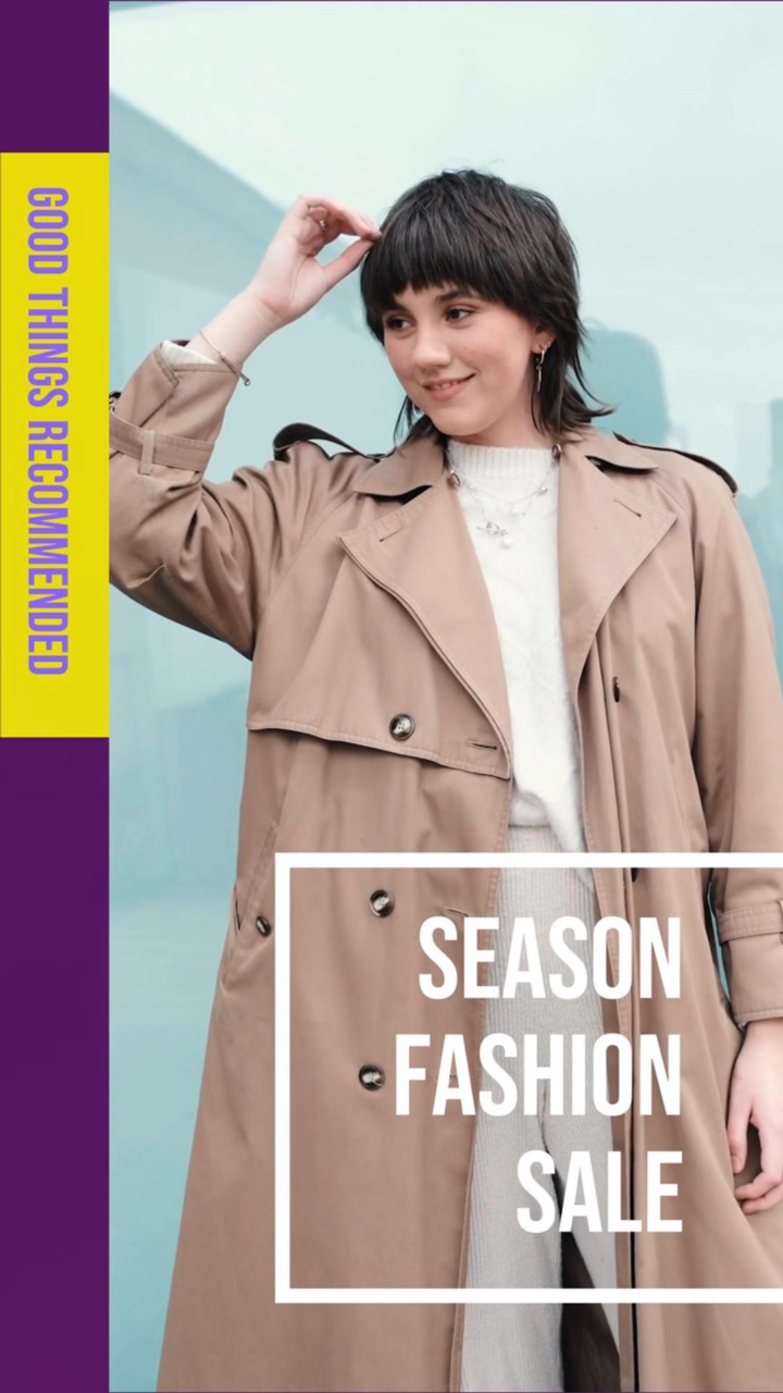Promoción de ropa de mujer con estilo