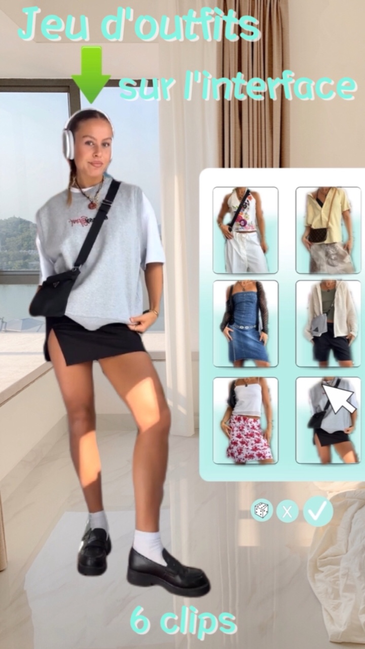 Jeu d'outfits sur l'