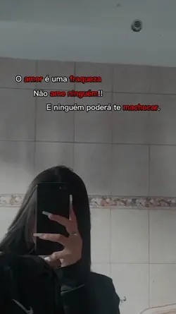 não ame ninguém