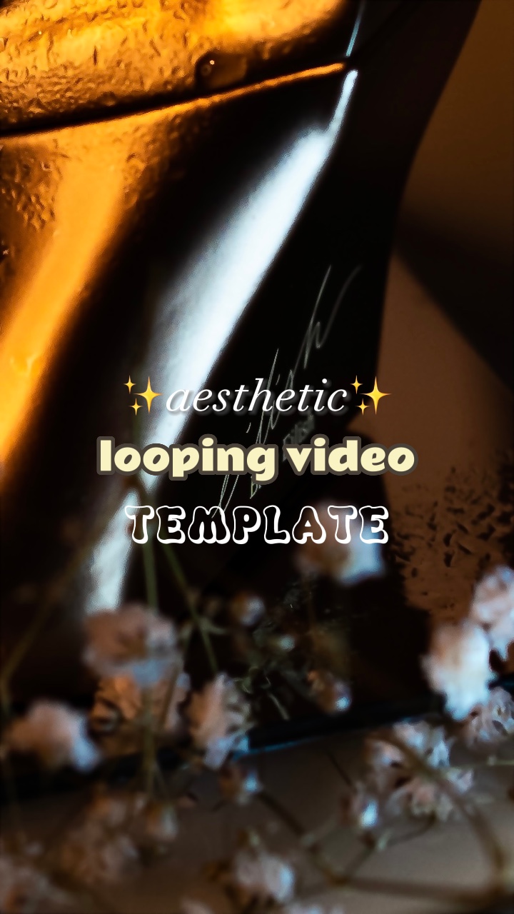 Vídeo de loop estético