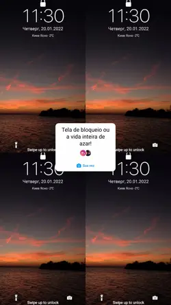 Tela de bloqueio