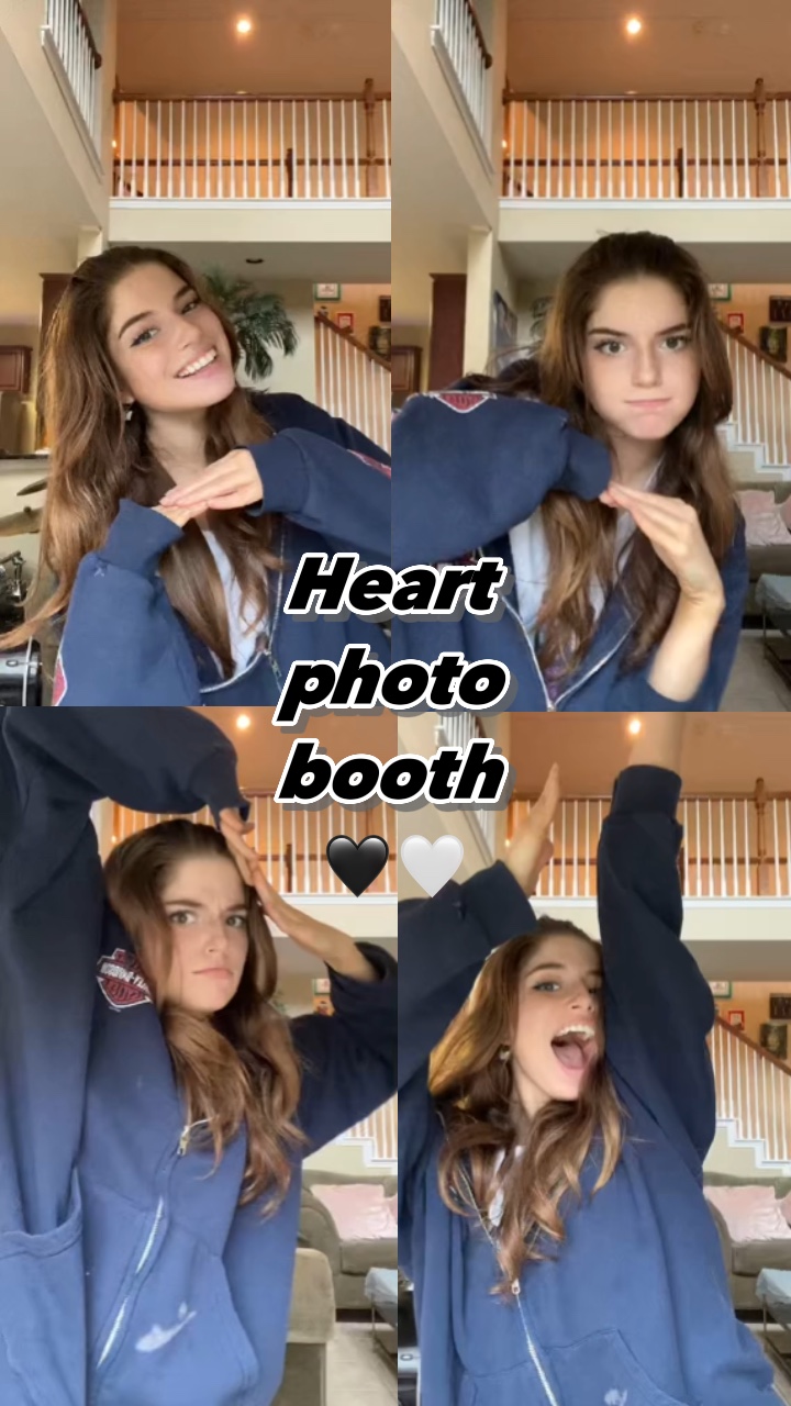 Cabina de fotos de corazón