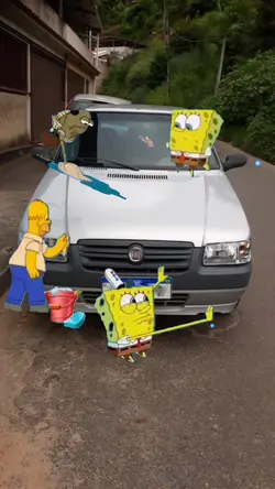 Bob esponja e Homer