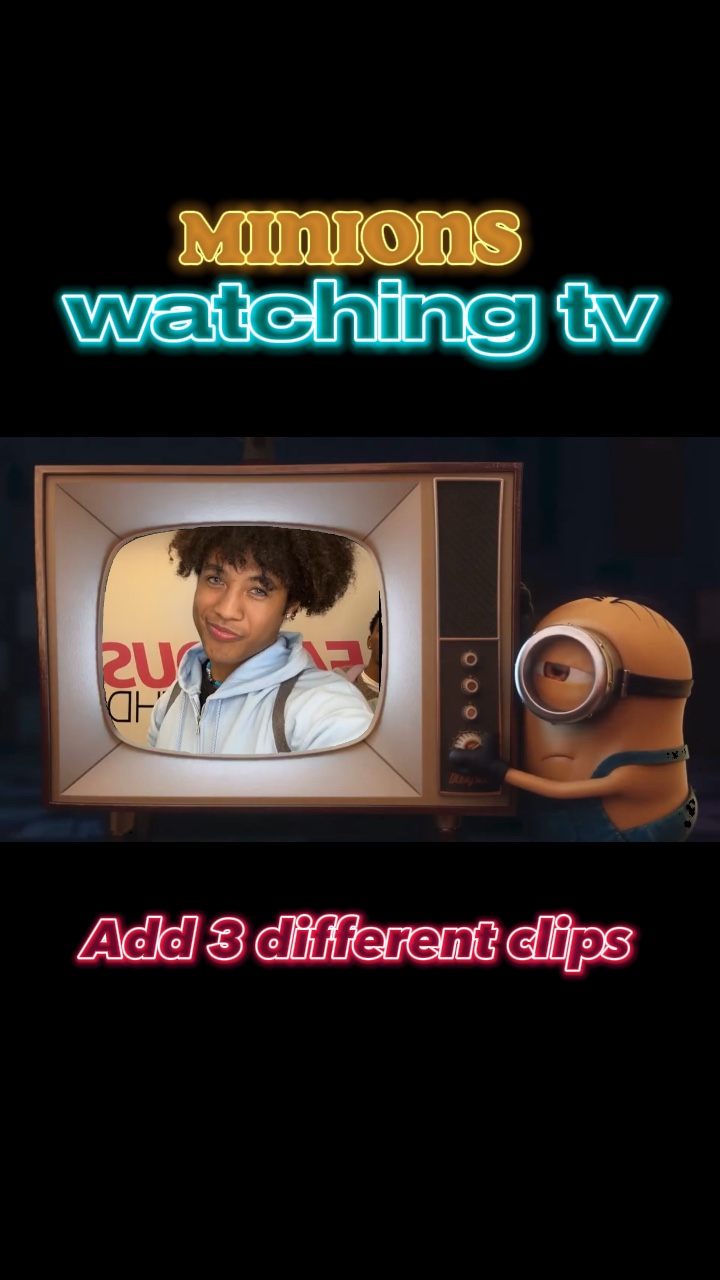 Minyonlar televizyon izliyor