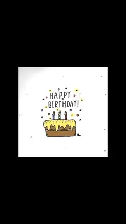 Feliz aniversário <3