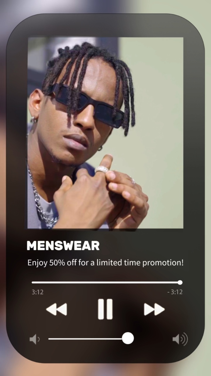 Affichage des vêtements pour hommes de manière créative