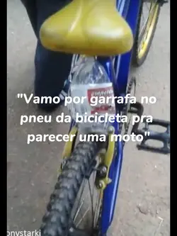 garrafa no pneu