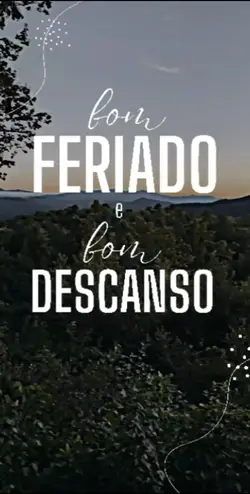 Bom feriado