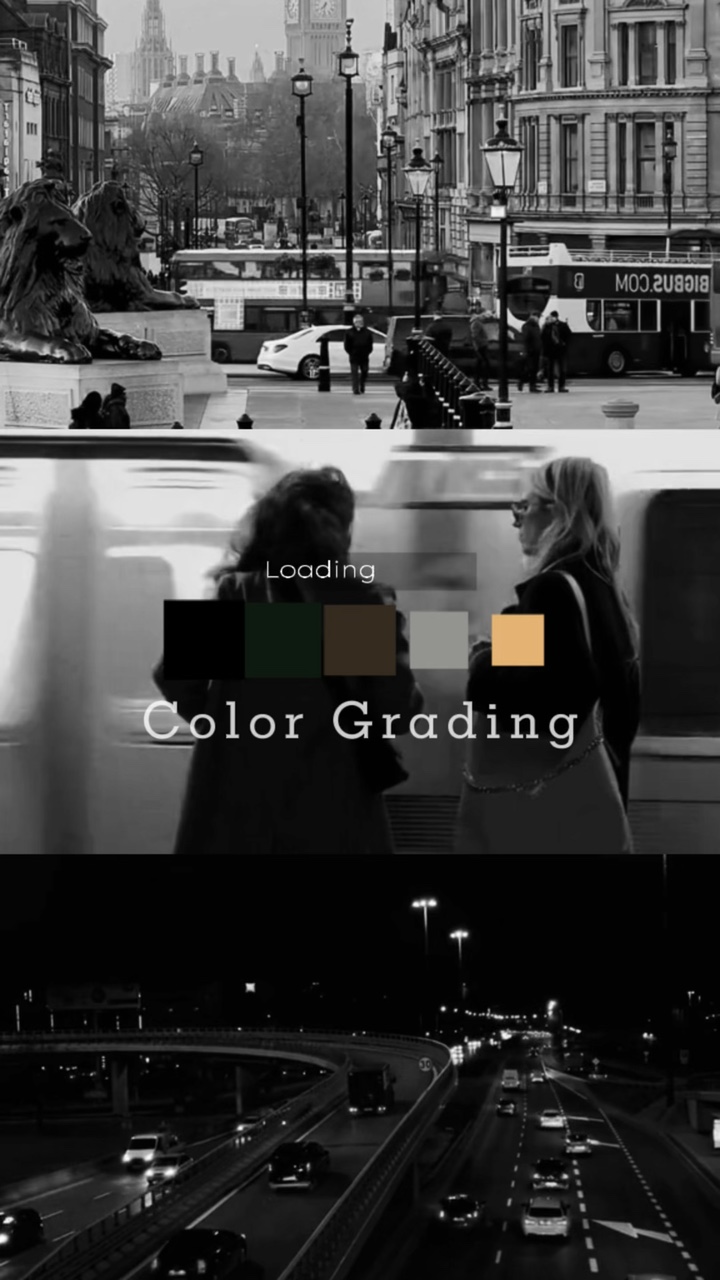 Color grading ⬛️🟫🟧🟨⬜️