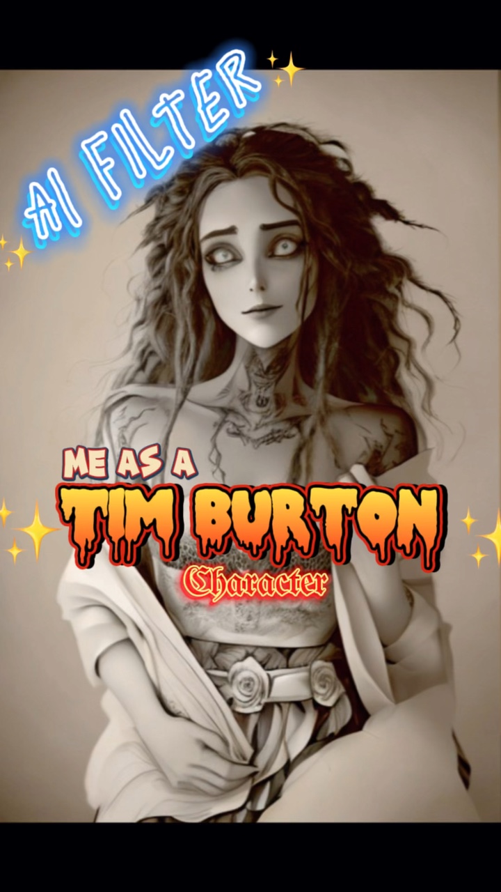 Filtre IA Tim Burton