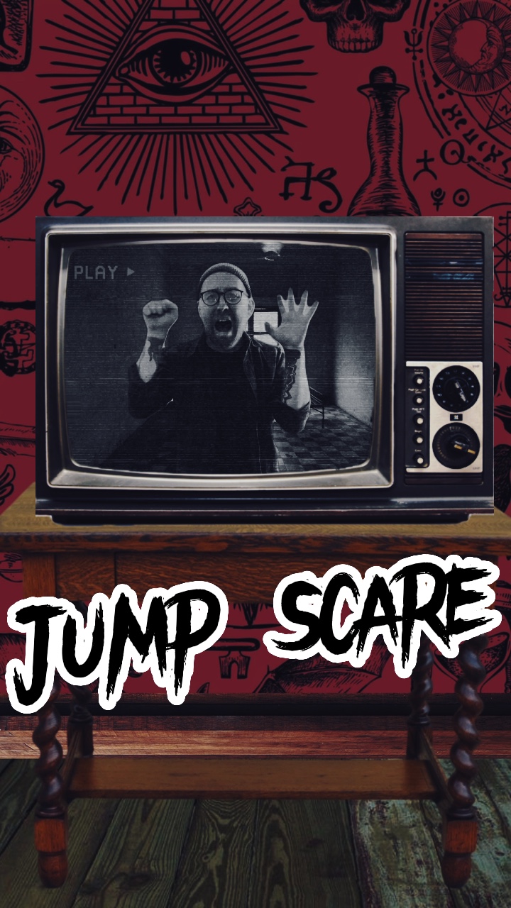 Old TV jump scare 