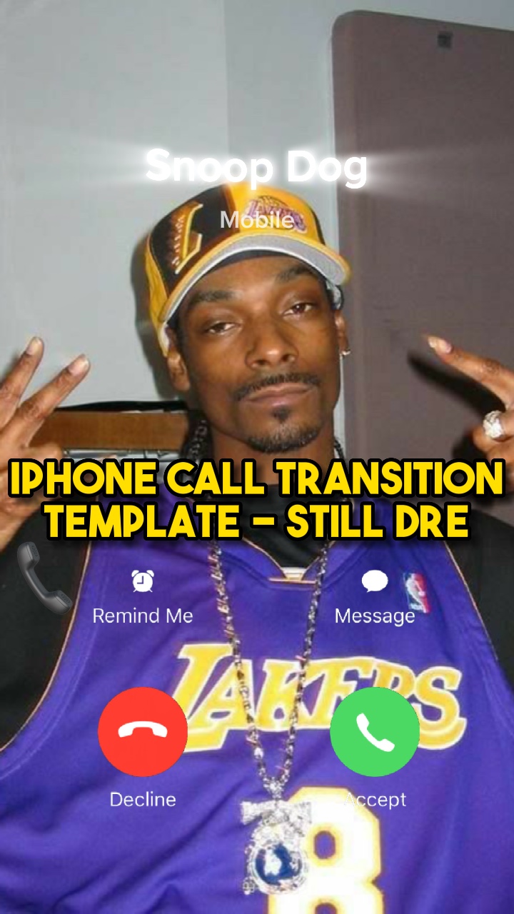 Llamada de iPhone de Snoop📞