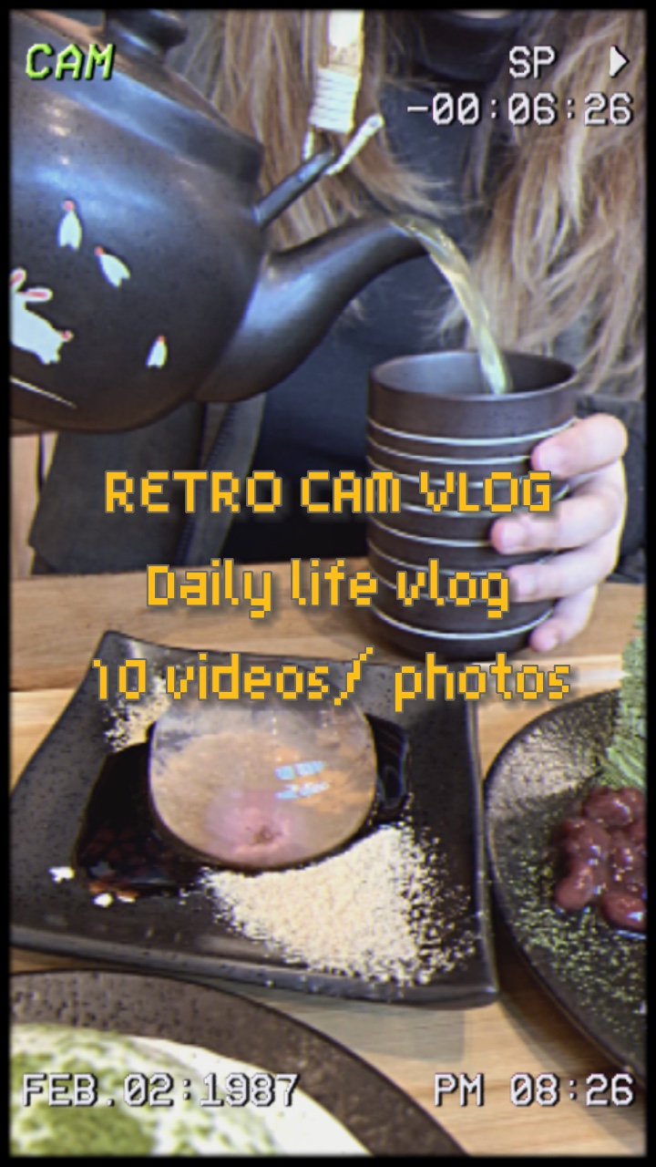 Vlog de caméra rétro