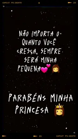 PARABÉNS MH MENINA