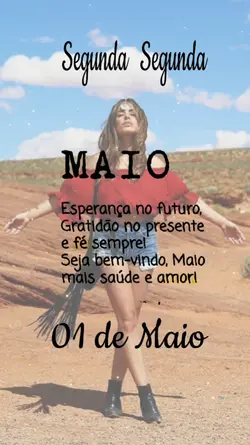 bem vindo maio