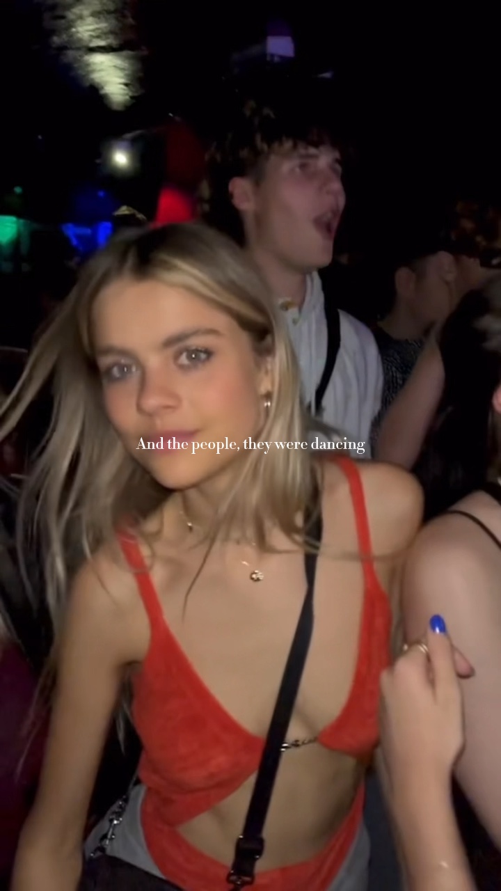 People were dancing