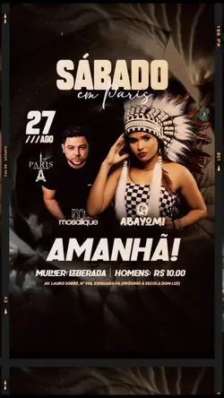 divulgação de festa