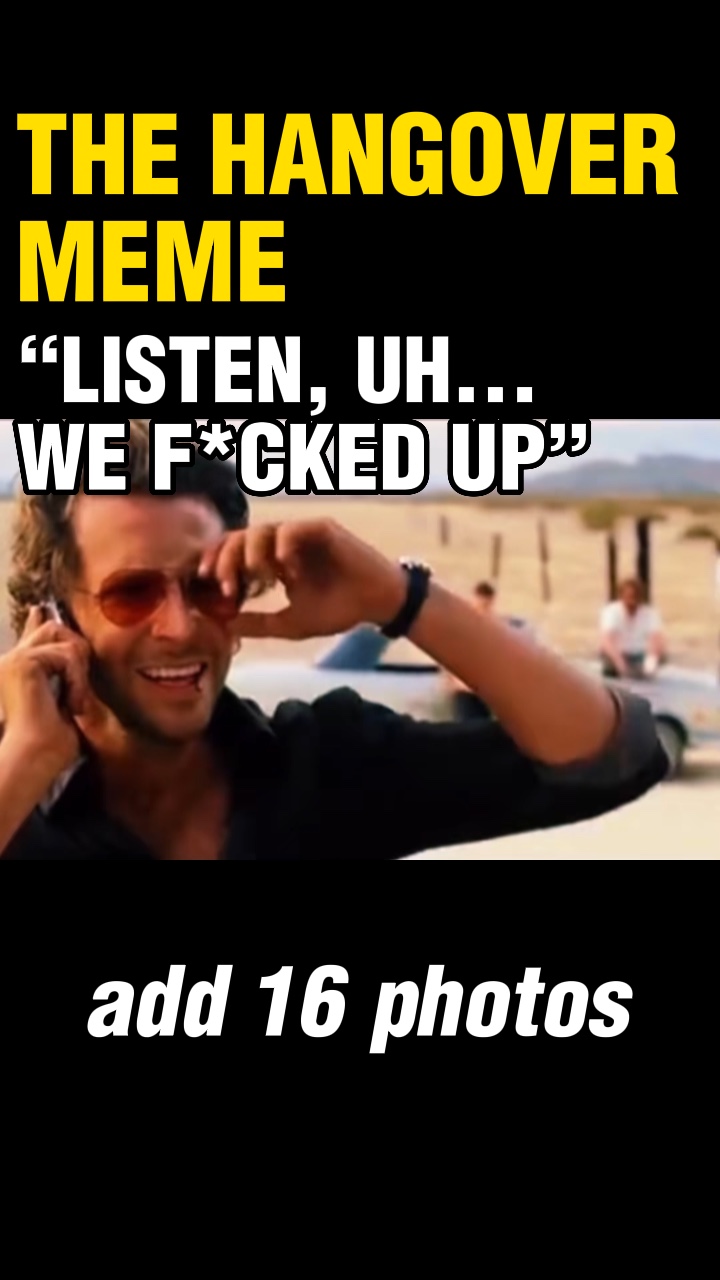 The Hangover meme