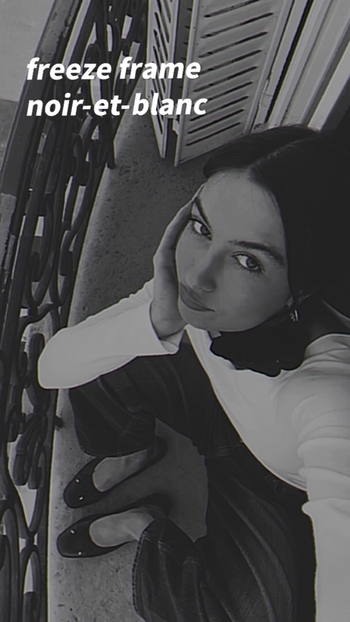 freeze frame noir-et