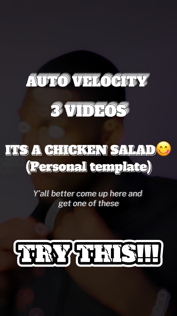 It’s a chicken salad