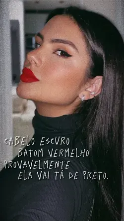 batom vermelho…⚡️