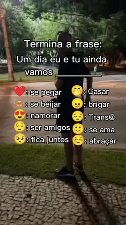 termina a frase aí
