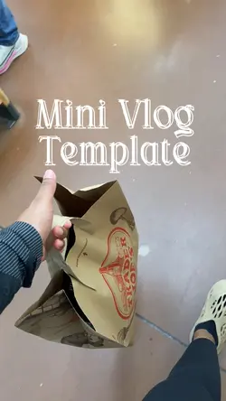 Mini Vlog Template