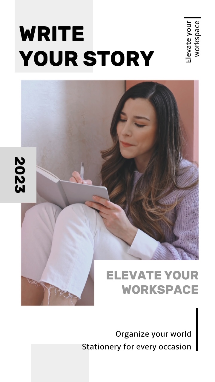 Minimalist Tarz Kırtasiye Ekranı
