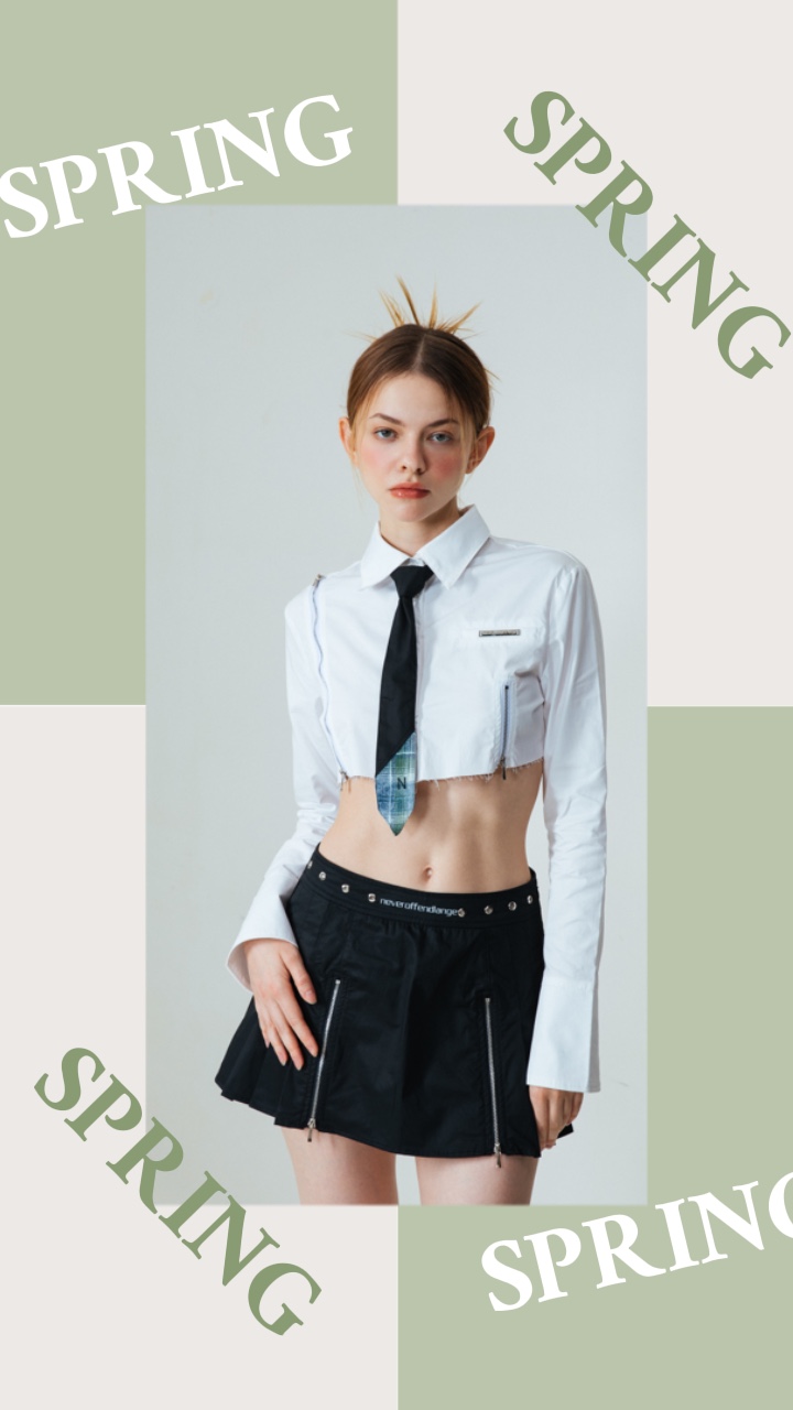 Nova coleção feminina da moda nesta primavera