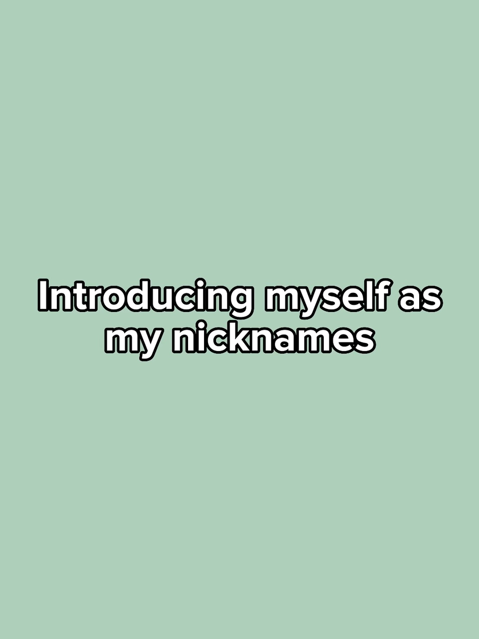 introduce myself 