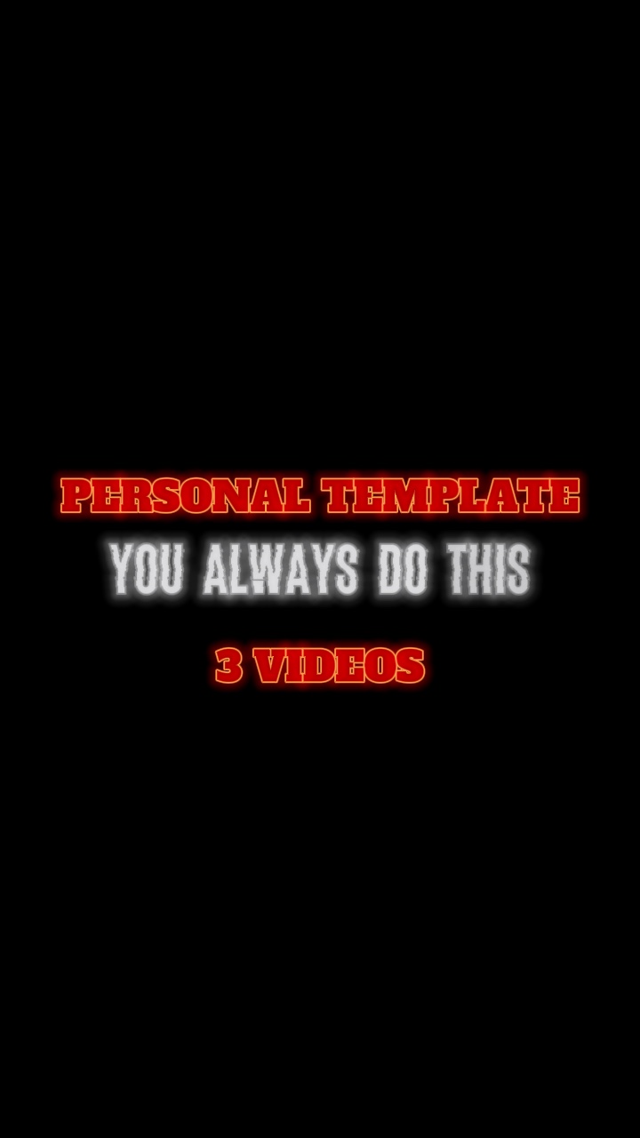 You always do this.