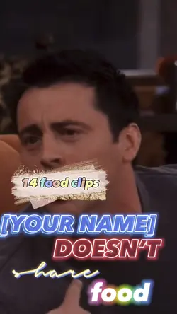I don’t share food