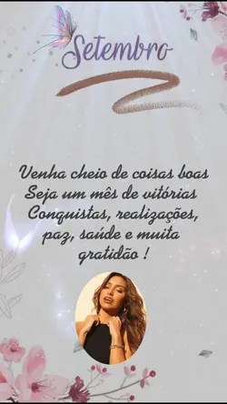 Bem vindo Setembro