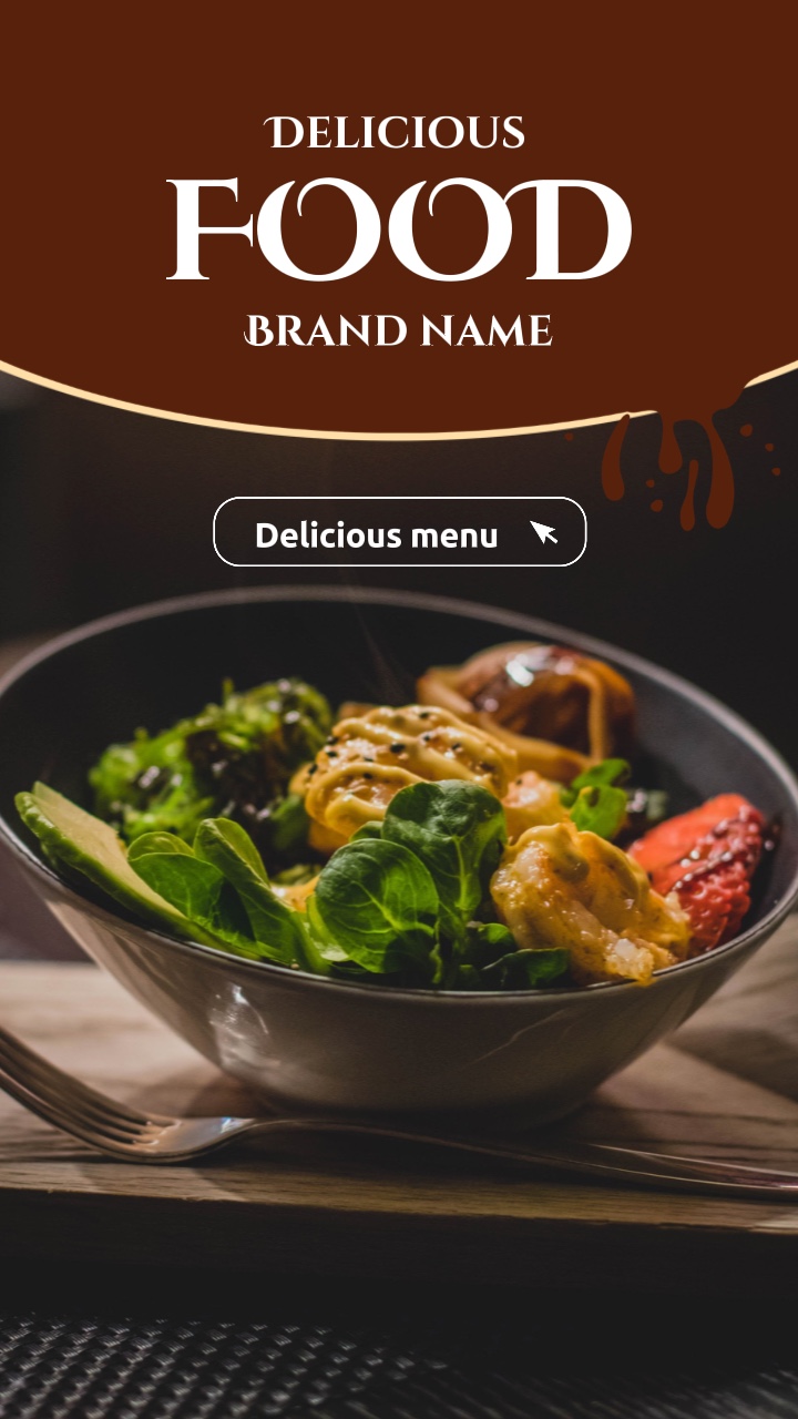 Brown Minimalisr Restaurant Menu