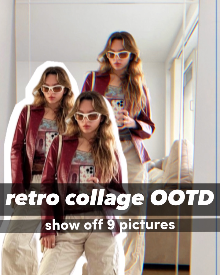 OOTD kolase retro