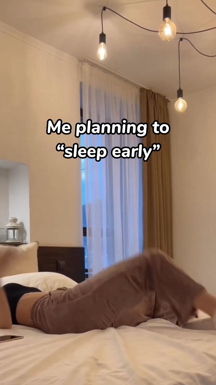 Matulog ng maaga 