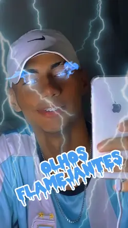 olhos flamejantes