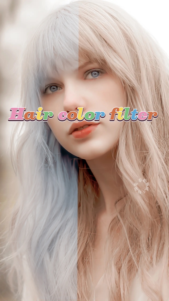 Filtre de couleur des cheveux 