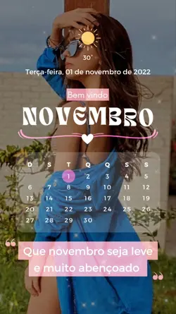 bem vindo novembro 