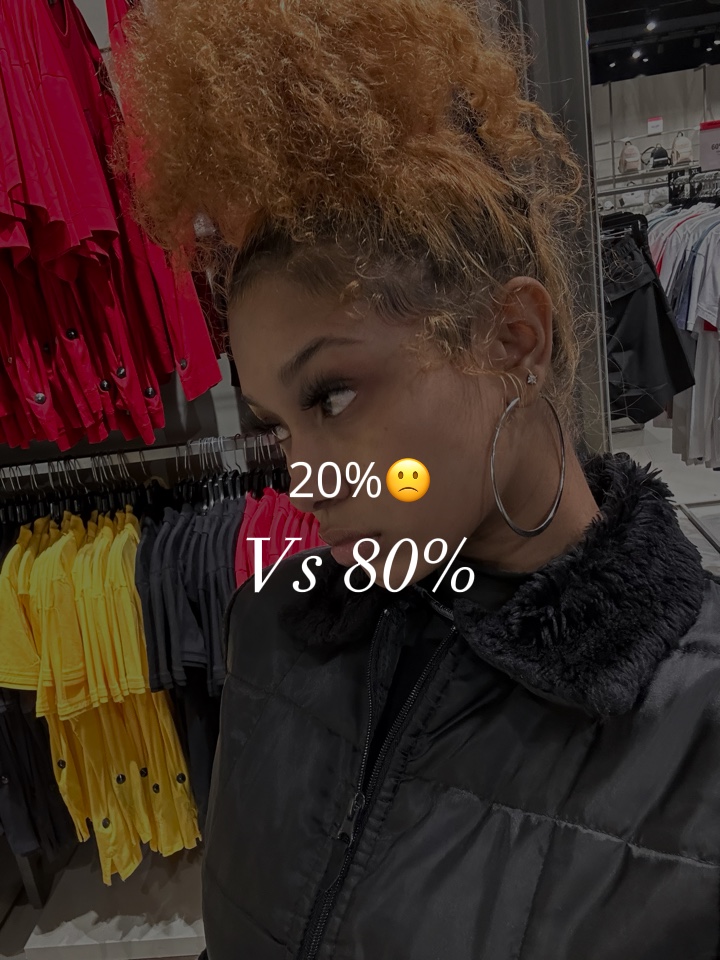80% vs 20%🤧