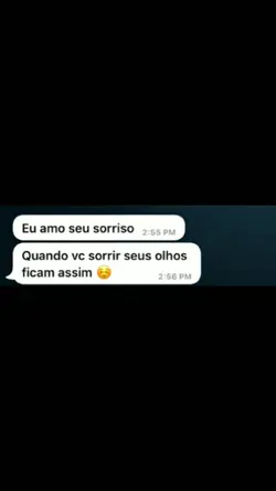 "eu amo seu sorriso"