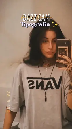 Dazz Cam Tipografia✨