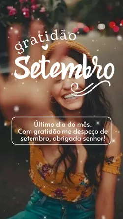 GRATIDÃO SETEMBRO