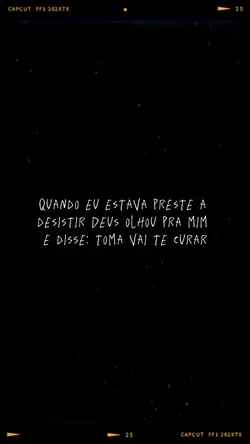 Você é minha cura