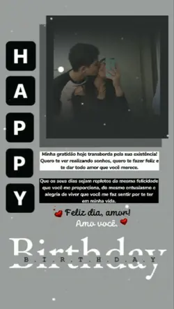 FELIZ VIDA, AMOR!