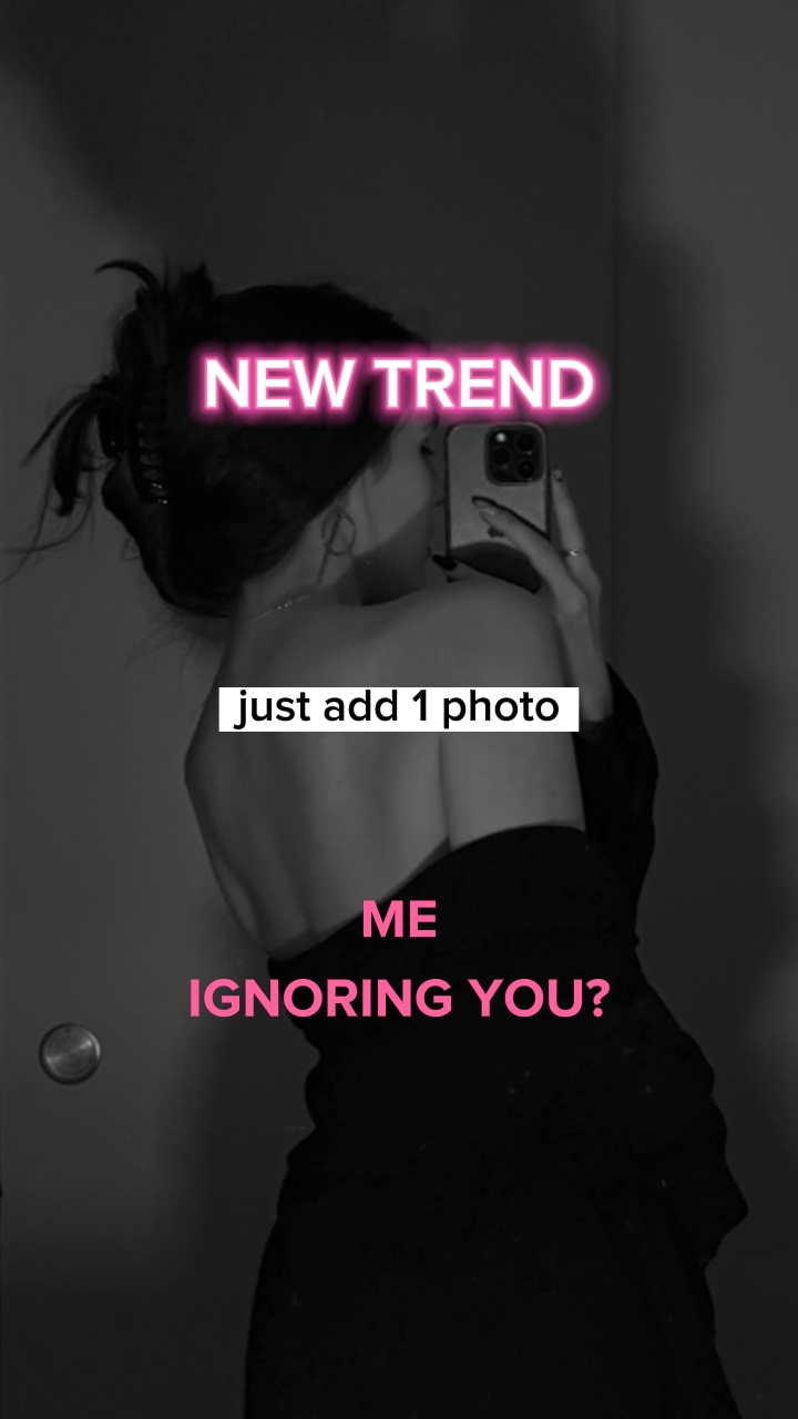 ignoring you
