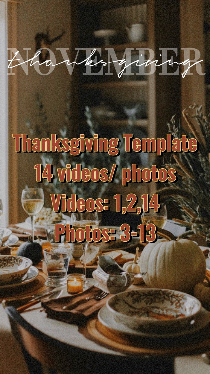 My Thanksgiving 